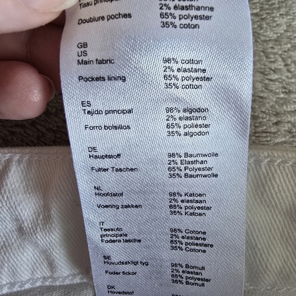 Maje embroidered cropped white jeans size 40 - Picture 13 of 14